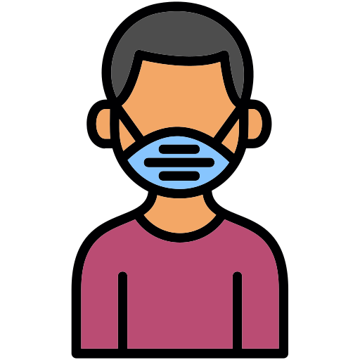 Medical mask Generic Outline Color icon