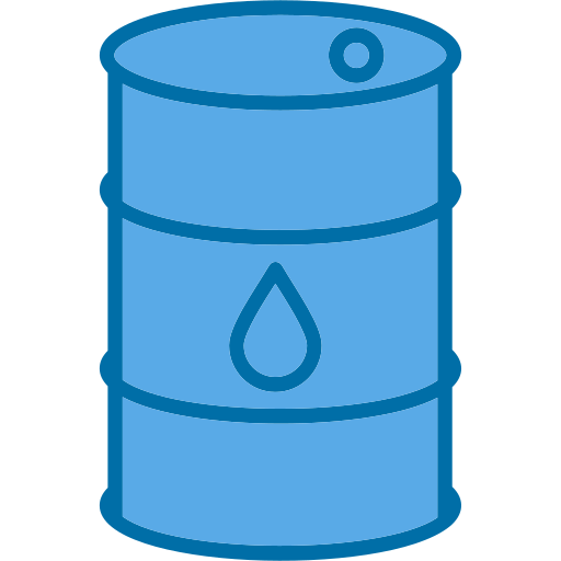 Oil barrel Generic Blue icon