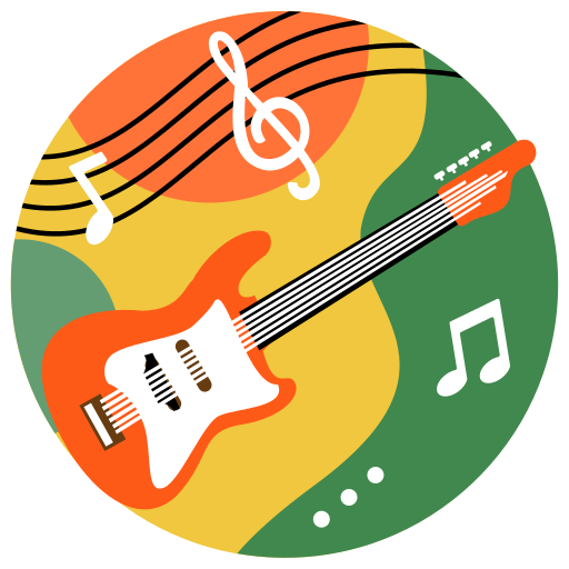 guitarra electrica icono gratis