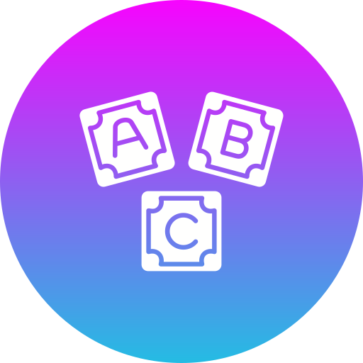 bloque abc icono gratis