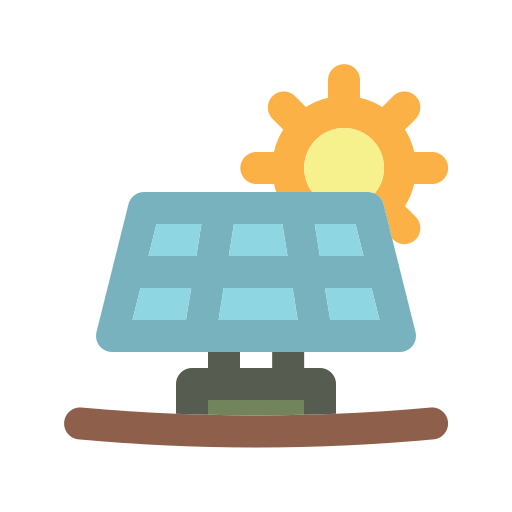 panel solar icono gratis