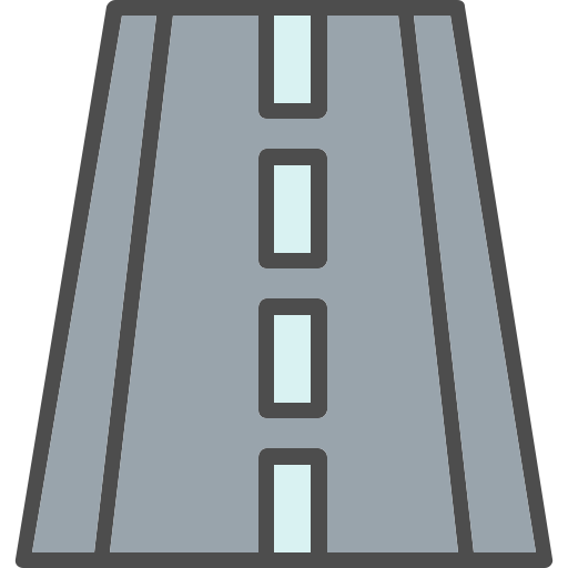 estrada grátis ícone