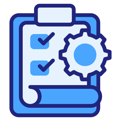 List Generic Blue Icon