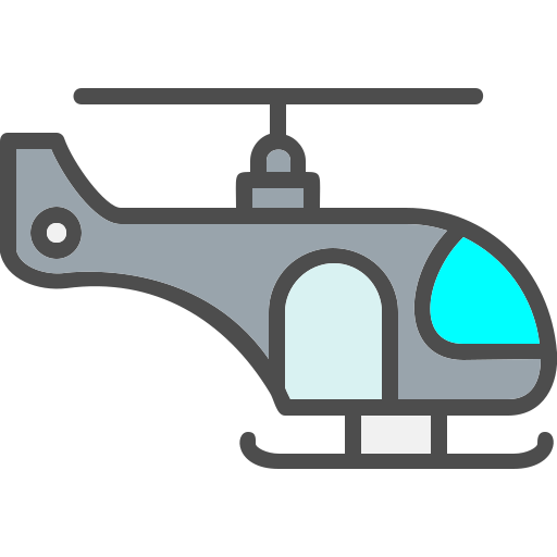 Helicopter Generic Outline Color icon