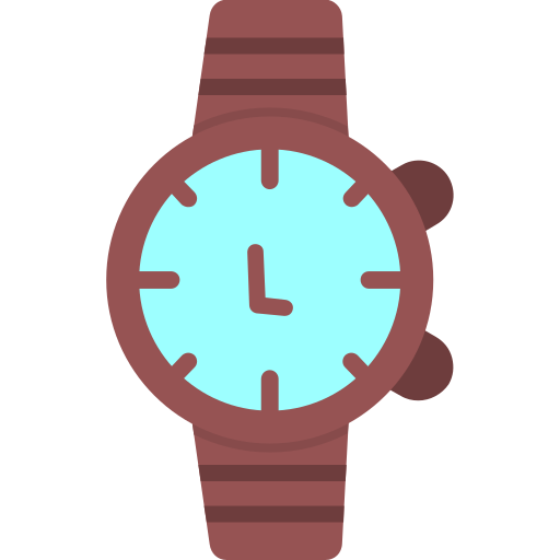 reloj de pulsera icono gratis