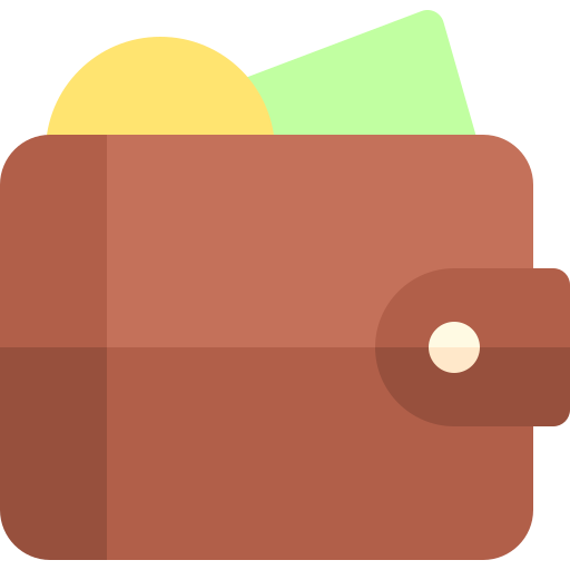 Wallet Basic Rounded Flat icon