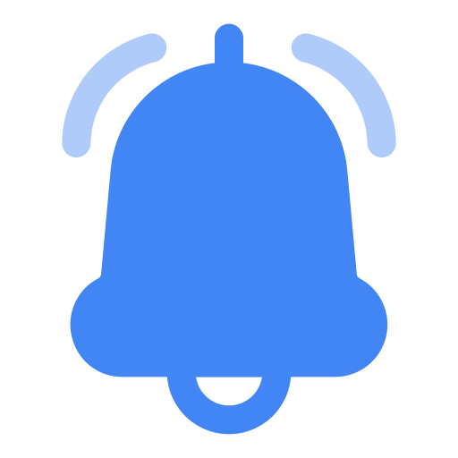 campana de notificación icono gratis