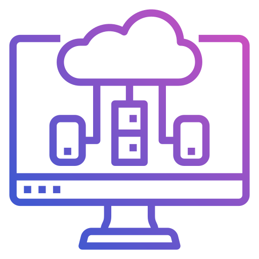 computación en la nube icono gratis
