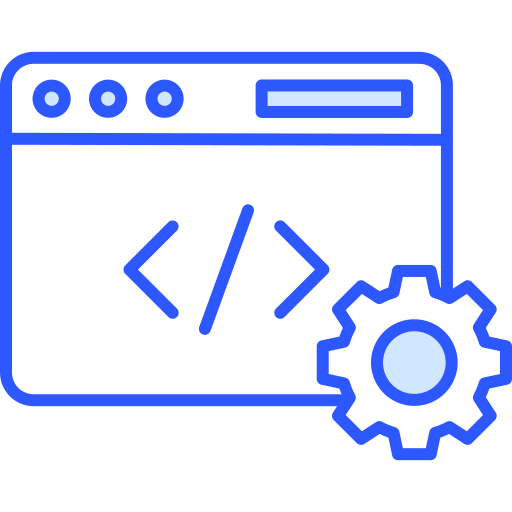 Web programming Generic Blue icon