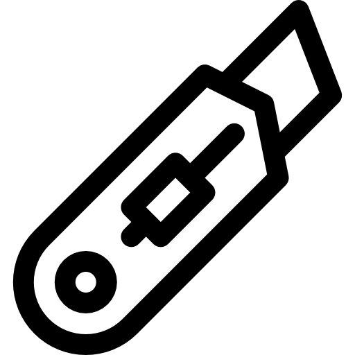 cortador icono gratis