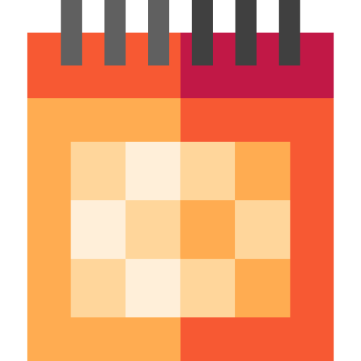 Calendar Basic Straight Flat icon