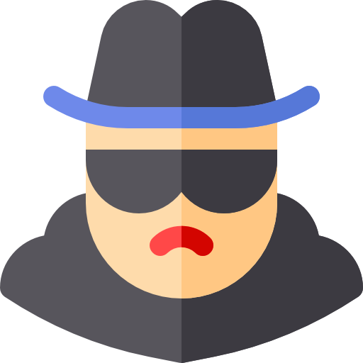 Spy Basic Rounded Flat icon