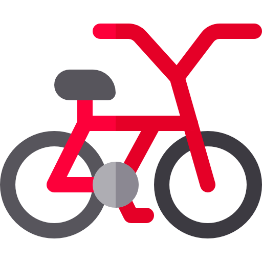 Bicycle Basic Rounded Flat icon