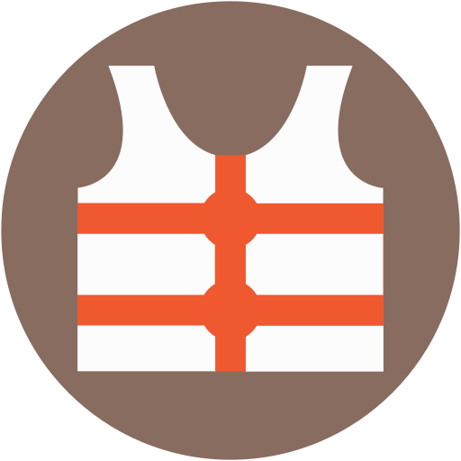 colete salva-vidas grátis ícone