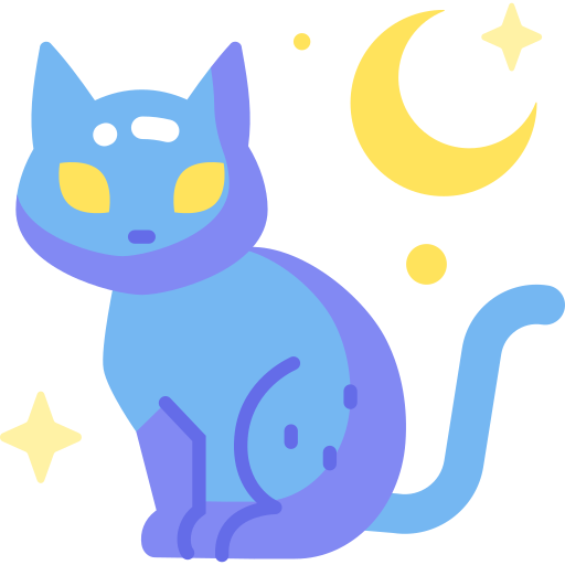 Cat Special Candy Flat icon