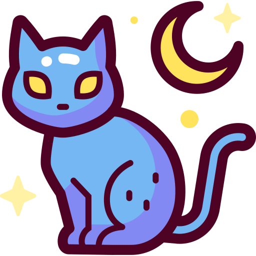 Cat Special Candy Flat icon