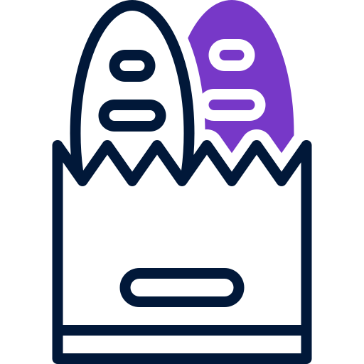 Paper bag free icon Paper bag free icon
