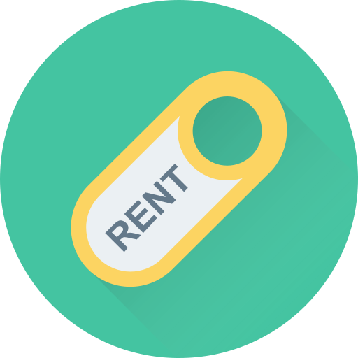 Rent free icon