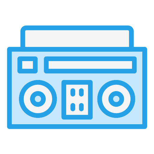 Boombox - Free music icons