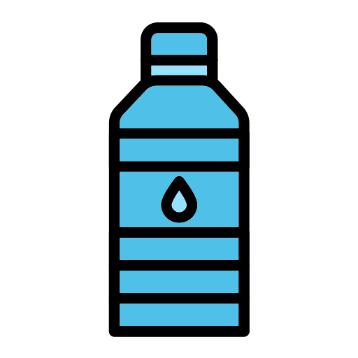 Water bottle Generic Outline Color icon