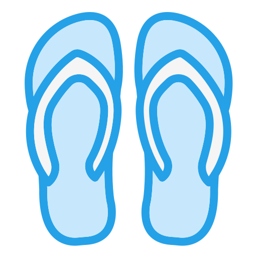 Flip flop Generic Blue icon