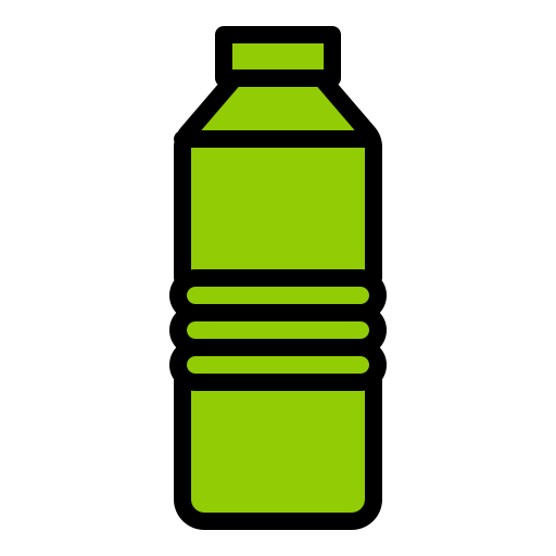 Plastic bottle free icon
