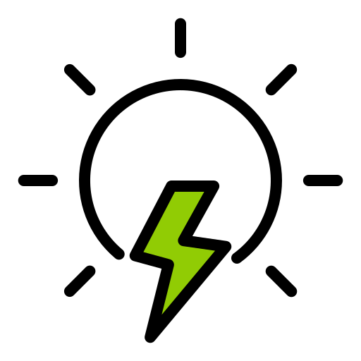 Sun energy free icon