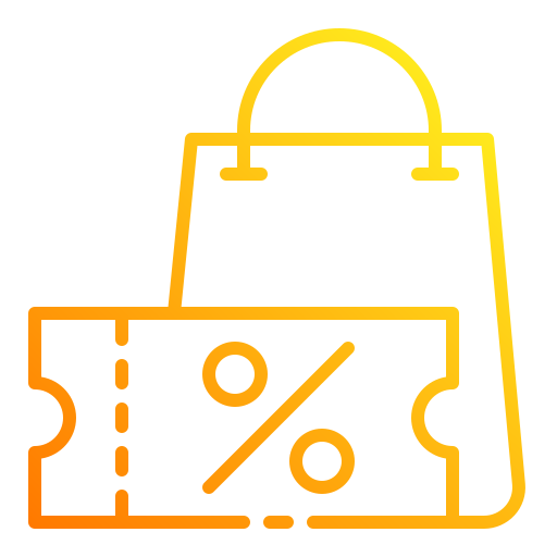 cupón de descuento icono gratis