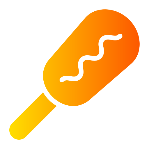 Corn dog Generic Flat Gradient icon