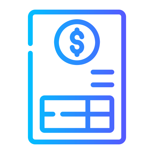 Invoice - free icon