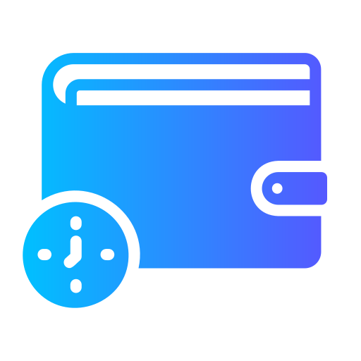 Later Generic Flat Gradient icon