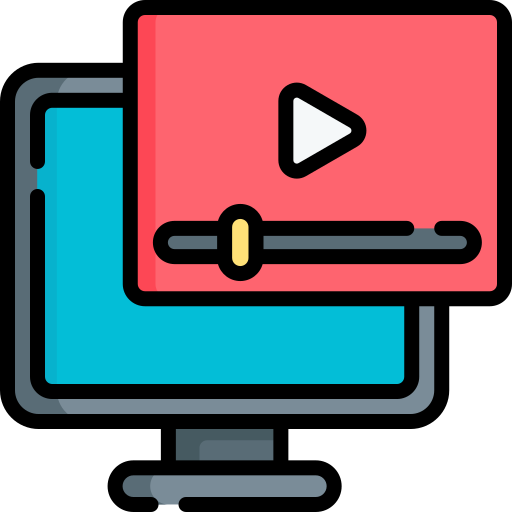 reproductor de video icono gratis