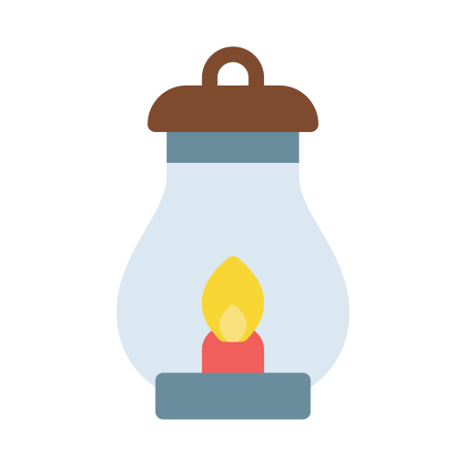 Fire lamp - free icon