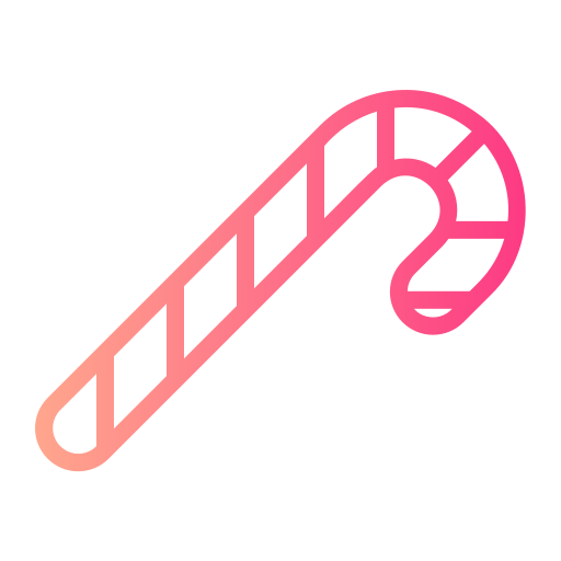 Candy cane free icon