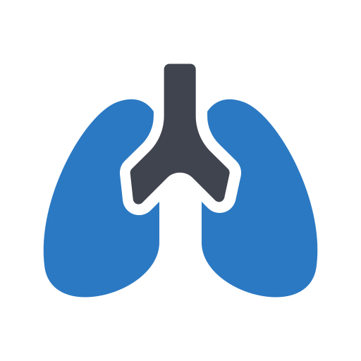 Lungs Generic Blue icon