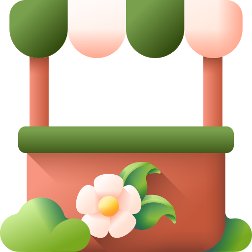 Floristería icono gratis