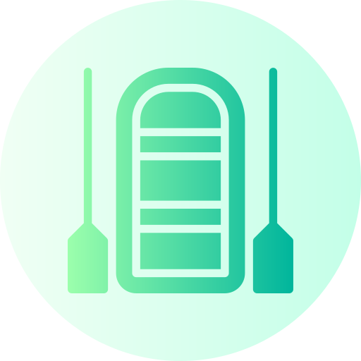 Inflatable boat free icon