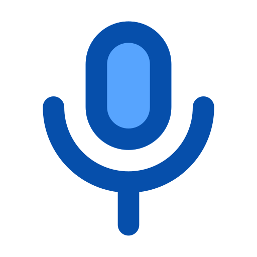 Voice Generic Blue icon