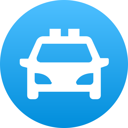 Police car Generic Flat Gradient icon