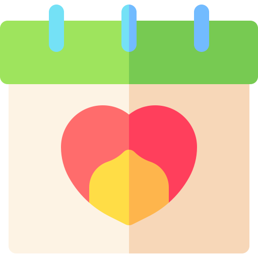 Calendar Basic Rounded Flat icon