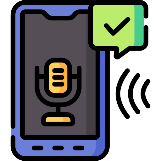 reconocimiento de voz icono gratis