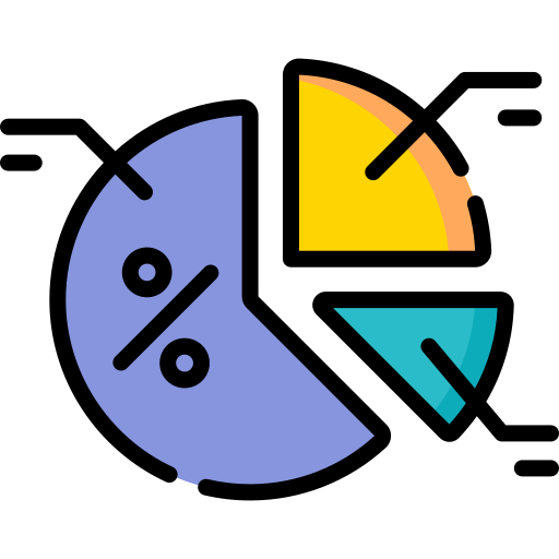 gráfico circular icono gratis