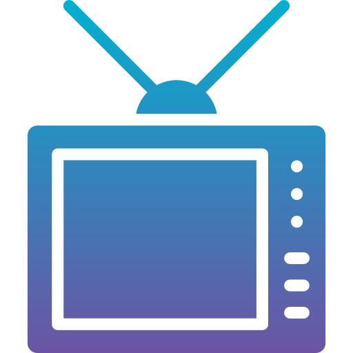 Old tv Generic Flat Gradient icon