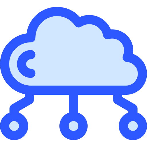 Cloud Generic Blue icon