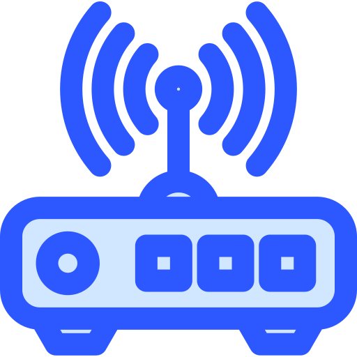 Router Generic Blue icon