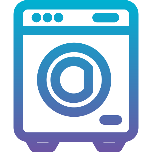 Washing machine Generic Gradient icon