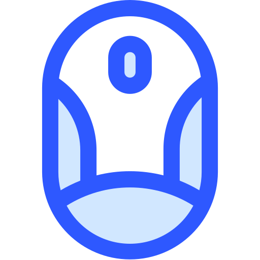 Computer mouse Generic Blue icon