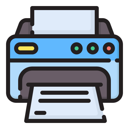 Printer Generic Outline Color icon