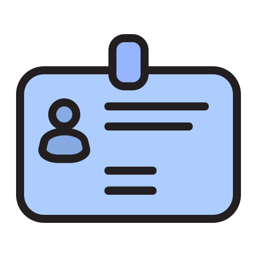 Id card Generic Outline Color icon