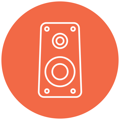 altavoz icono gratis